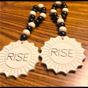 🖤 BEADED DECORATIVE WOOD SIGN 🖤